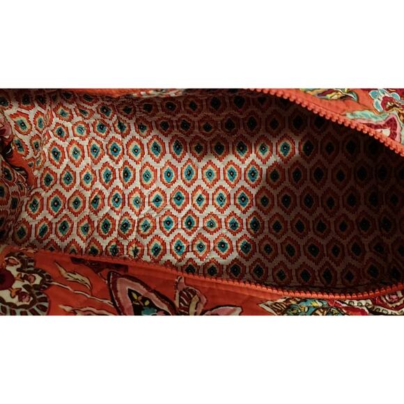 Vera Bradley Large Duffel In Call Me Coral - Picture 5 of 6